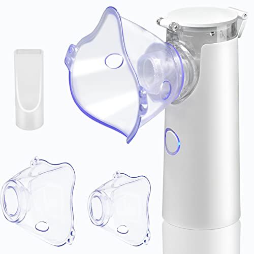 Nebulizador Portatil, Nebulizador Bebe Niños, Maquina de Aerosoles, Inhalador Nasal para el Tratamiento de Tos, Asma, Enfermedades Respiratorias Superiores e Inferiores